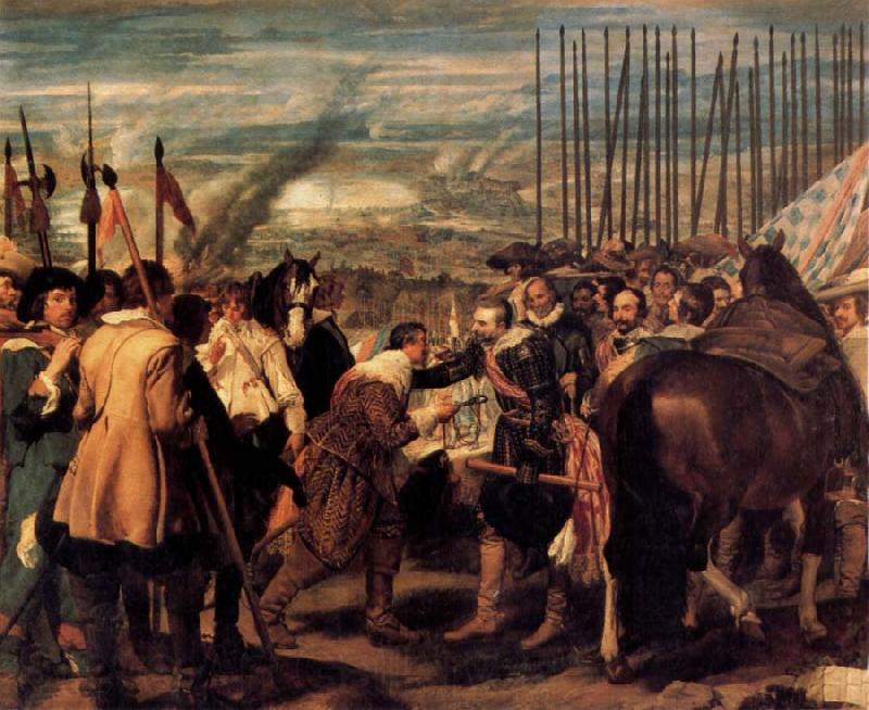 Diego Velazquez Die Ubergabe von Breda.Gesamtbild Norge oil painting art